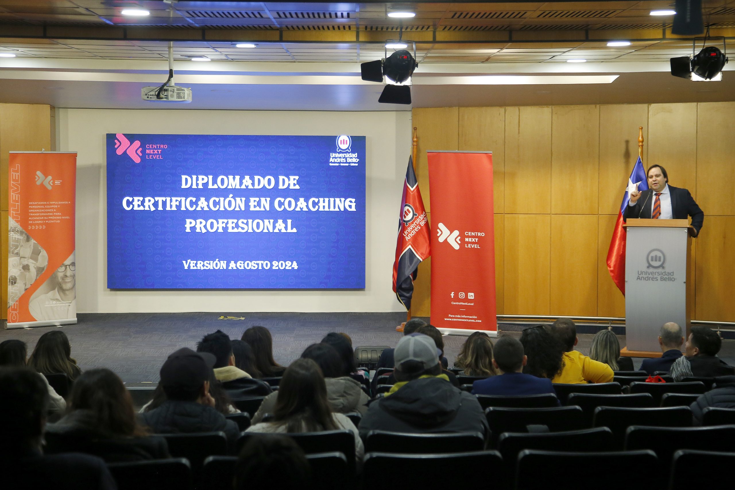 Ceremonia de Titulación Next Level Casona de  Las Condes el 13 de Junio en Santiago, 2025.