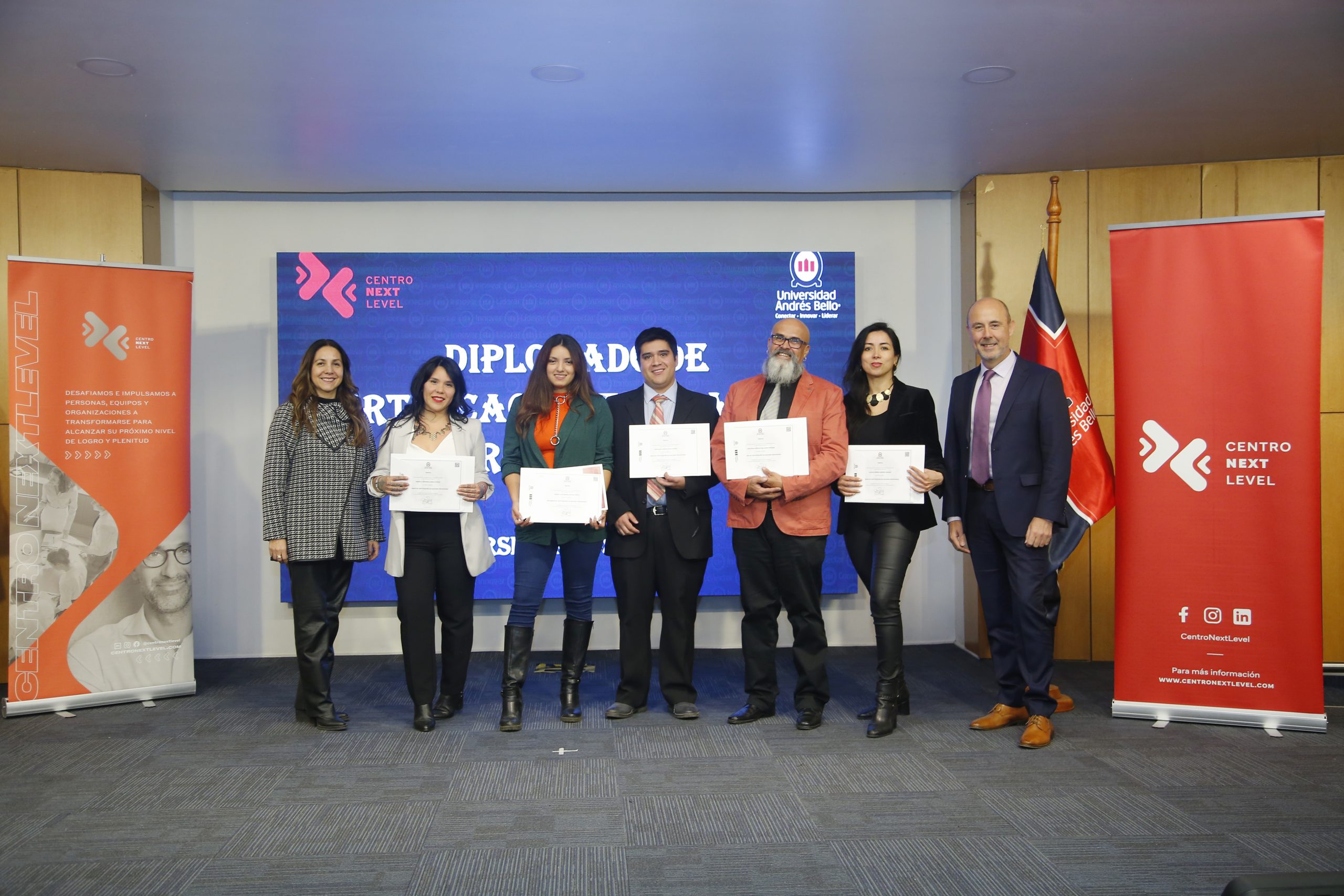 Ceremonia de Titulación Next Level Casona de  Las Condes el 13 de Junio en Santiago, 2025.