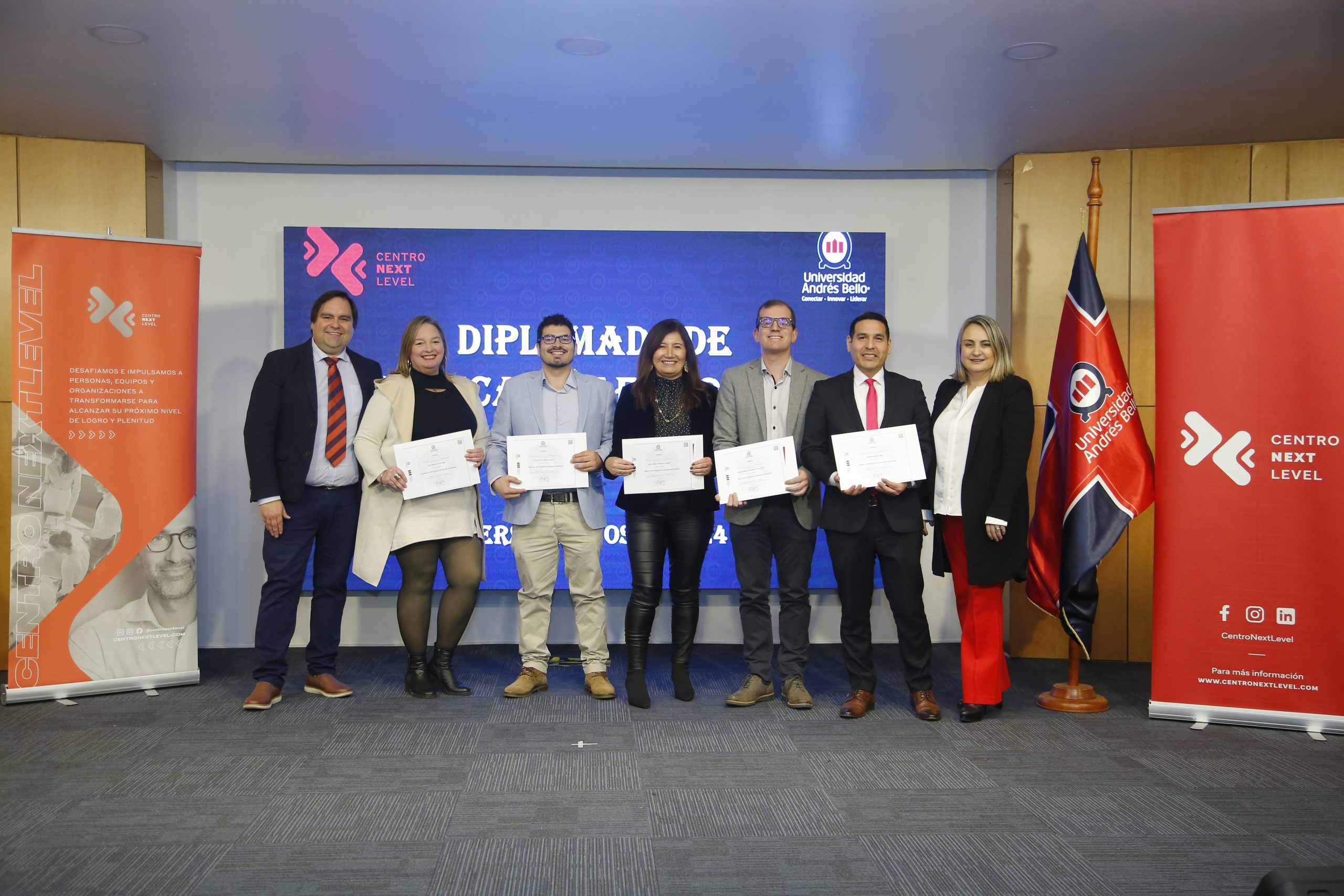 Ceremonia de Titulación Next Level Casona de  Las Condes el 13 de Junio en Santiago, 2025.