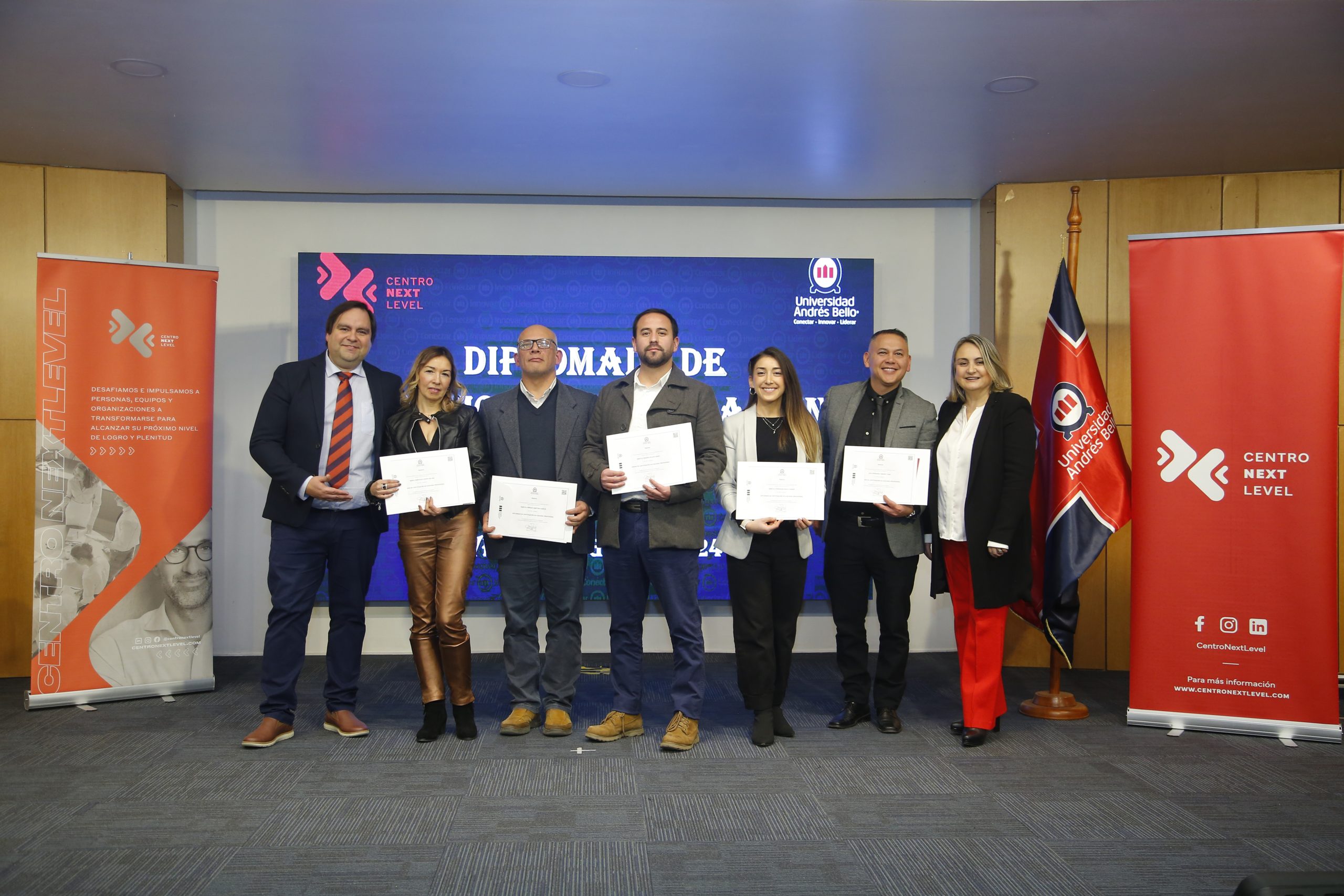 Ceremonia de Titulación Next Level Casona de  Las Condes el 13 de Junio en Santiago, 2025.